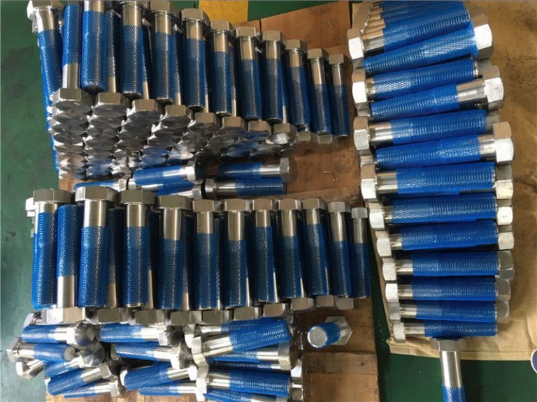 sus 304l en1.4306 ss pričvršćivač šesterokutni vijci iso4014 pola navoja