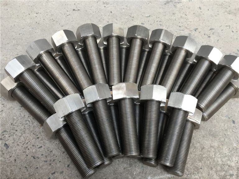 254smo uns s31254 hr1.4547 vijaka i matica 1-1 / 2 ”-8unx180mm navojna šipka