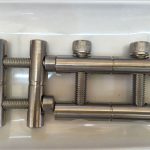 ansi 316ti / hr 1.4571, 317l / hr 1.4438 Nerđajući čelik, serija dijelova-šipka